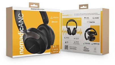 Kufje pa tela Energy Sistem Nomadic ANC, Bluetooth 5.3, ANC, të zeza