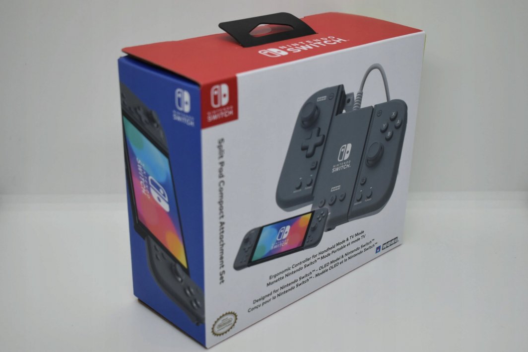 Kontroller Nintendo Split Pro Attach Set, me kabllo, i hirtë