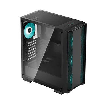 Kasë Deepcool CC560 Mesh v2, midi tower, ARGB, e zezë