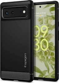 Mbulesë telefoni Spigen Rugged Armor Google Pixel 6, TPU, e zezë mat