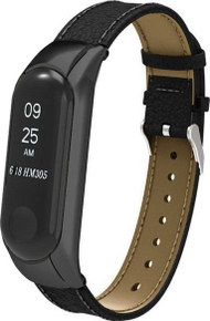 Rrip Alogy për Xiaomi Mi Band 3 / 4, i zi