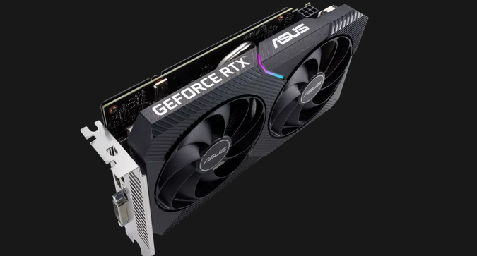 Kartelë grafike ASUS Dual RTX3050 O8G V2, NVIDIA GeForce RTX 3050, 8GB GDDR6, e zezë