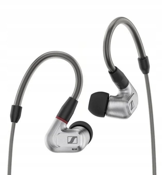 Kufje in ear Sennheiser IE 900, kabllo të balancuara, argjendta