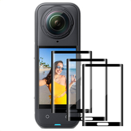 Mbrojtës ekrani K&F Concept për Insta360 X5, xham i temperuar 9H, paketim 3 copë, transparent