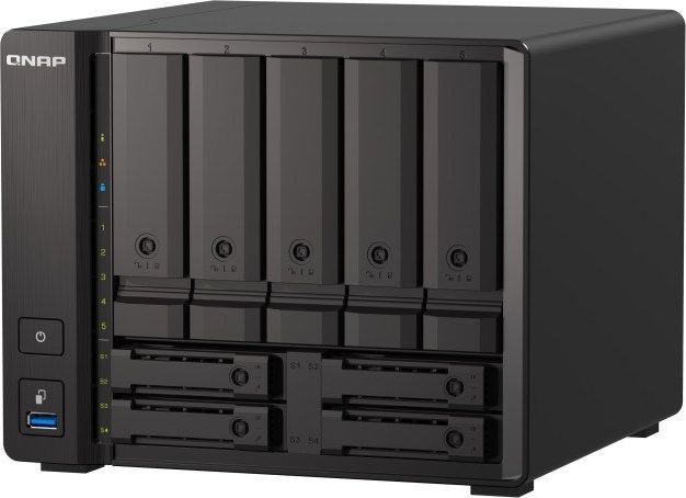 NAS server QNAP TS-h973AX-32G, Ryzen quad core, 10GbE, i zi