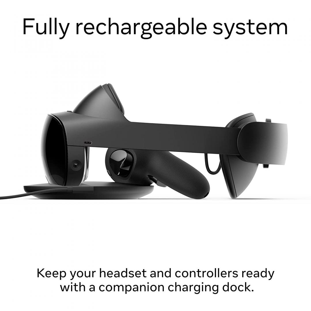 Syze VR Meta Quest Pro, realitet i përzier, wireless, të zeza