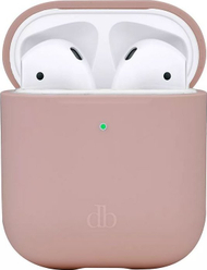 Kuti mbrojtëse për kufje Dbramante1928 Costa Rica, për Apple AirPods 2, silikon i ricikluar, rozë