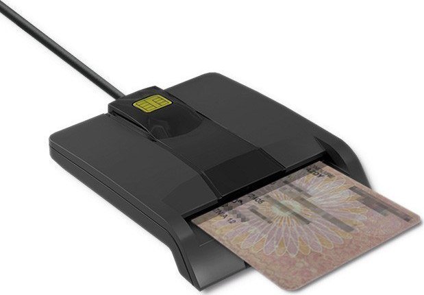 Lexues kartelash Qoltec SCR-0634, USB Type C dhe USB, i zi