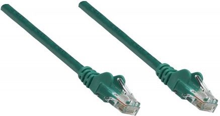Kabllo rrjeti Intellinet Cat6, 0.25m, bakri, e gjelbër