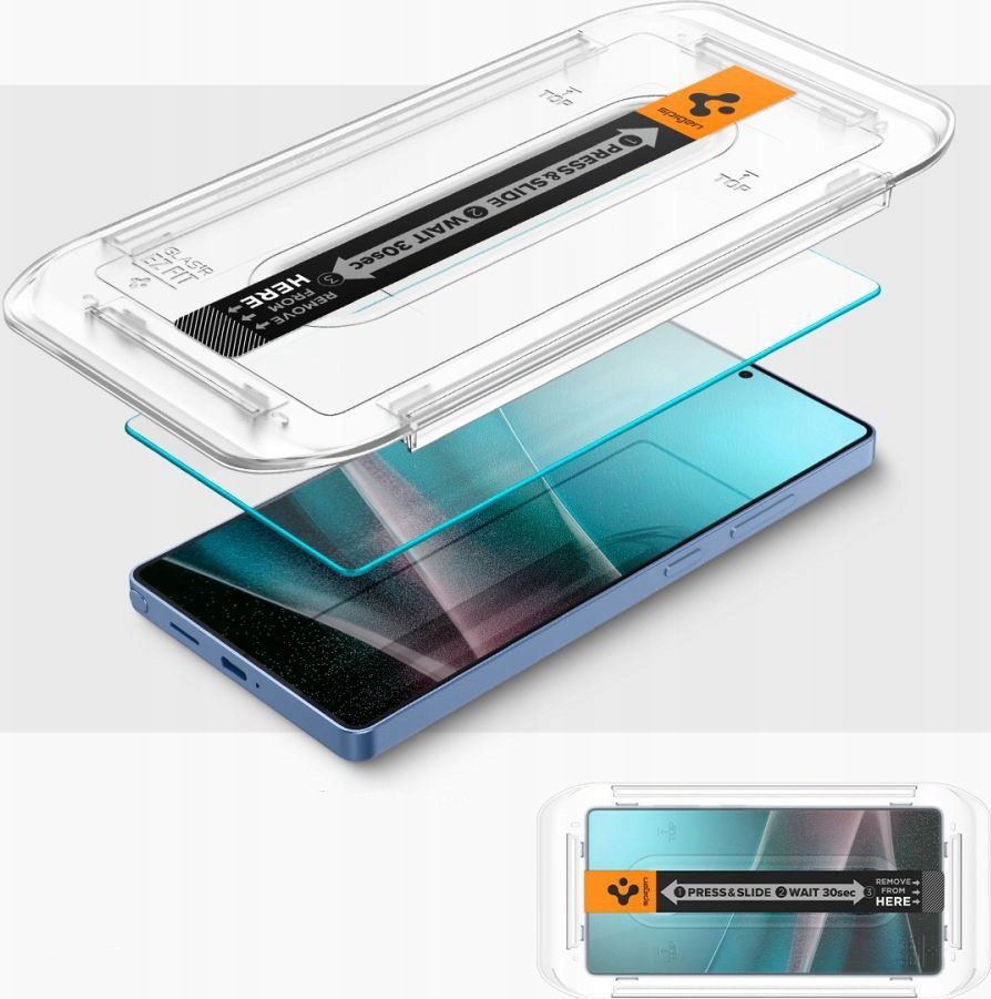 Mbrojtës ekrani Spigen Glass TR EZ Fit HD, 2 copë, Samsung Galaxy S25 Ultra, transparent
