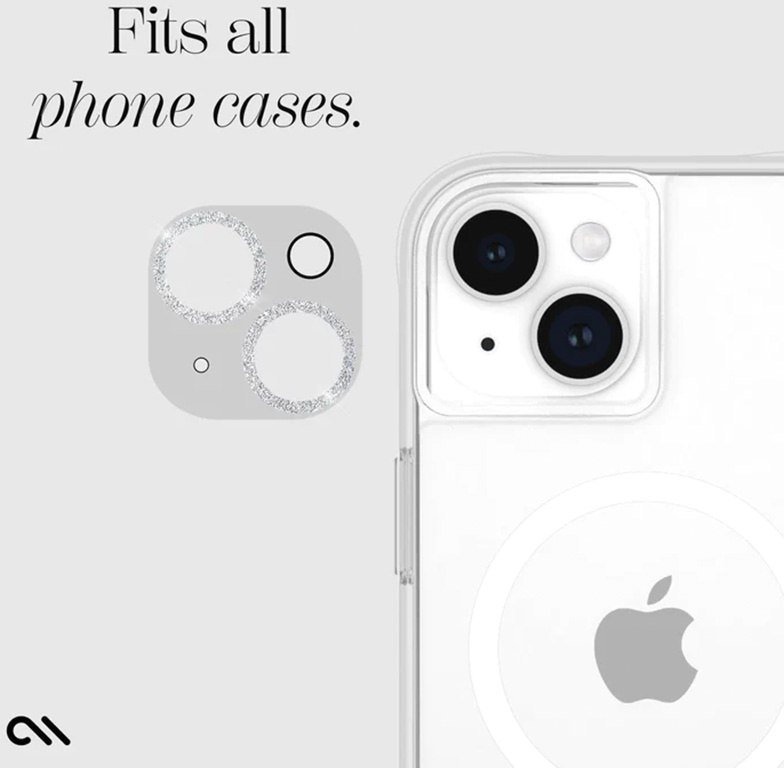 Mbrojtës xhami për lente Twinkle, për iPhone 15, për iPhone 15 Plus, transparent