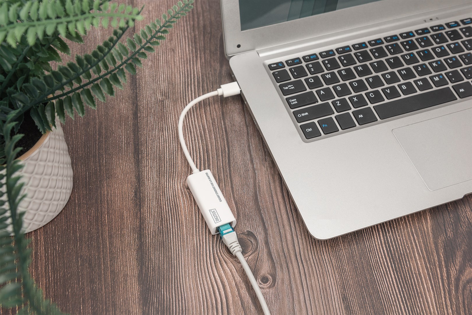 Përshtatës rrjeti Digitus DN-3023, 1 GBit/s, USB-A, i bardhë