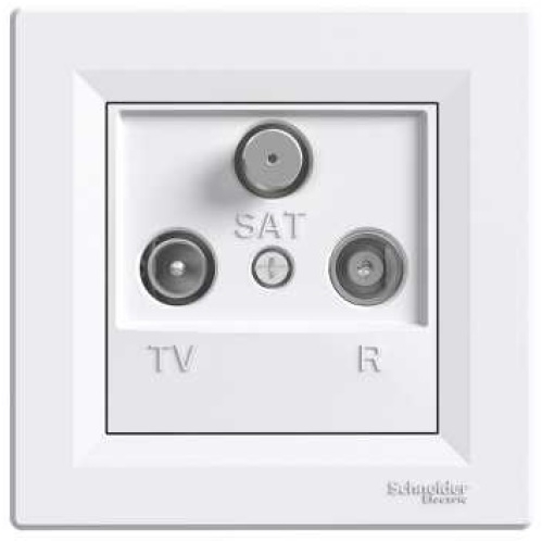 Prizë antene Schneider Electric RTV-SAT EPH3500221, 4dB, e bardhë