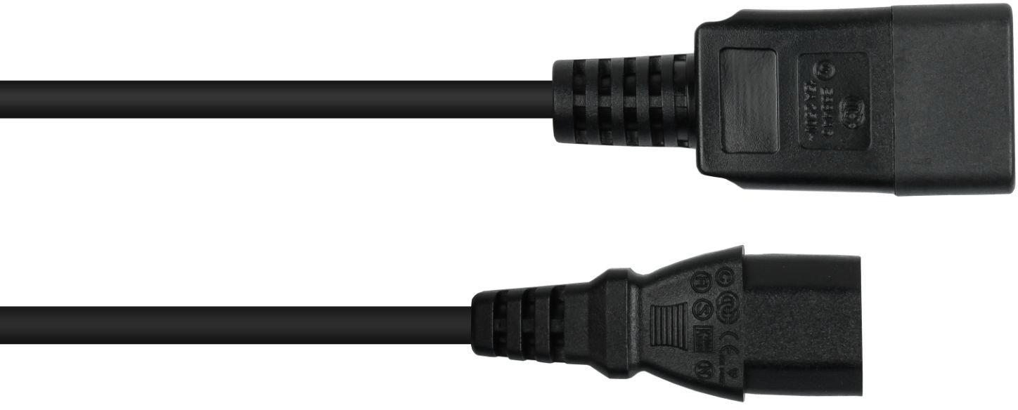 Kabllo zgjatëse energjie Kabelmeister C20 në C13, 3m, e zezë