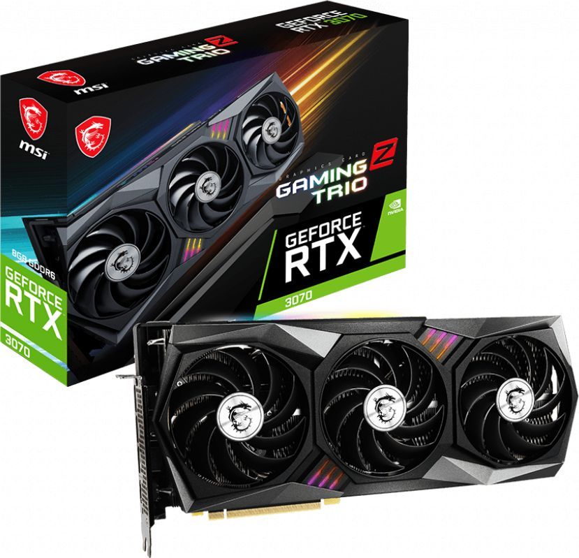 Kartë grafike MSI Geforce RTX 3070 Gaming Z Trio Z, LHR, 8 GB