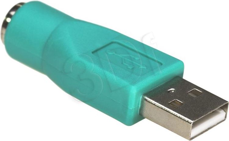Përshtatës Akyga USB-PS/2, i gjelbër