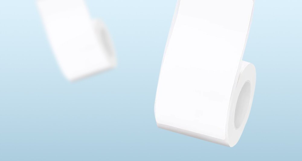 Etiketa termike NIIMBOT T, 45x80mm, 95 copë, të bardha