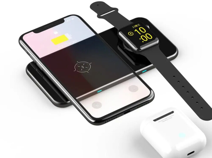 Karikues wireless SWISSTEN 2në1, i zi