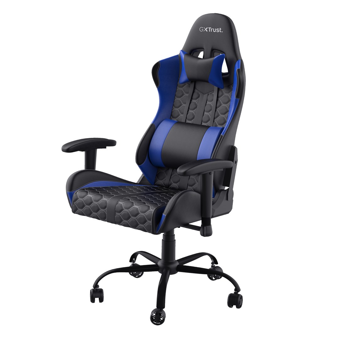 Karrige lojërash Trust GXT 708B Resto, 150kg, e zezë/e kaltër