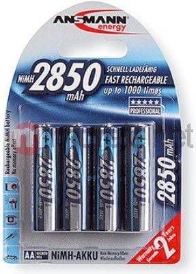 Set baterish Ansmann AA / R6 2850mAh, 4 copë