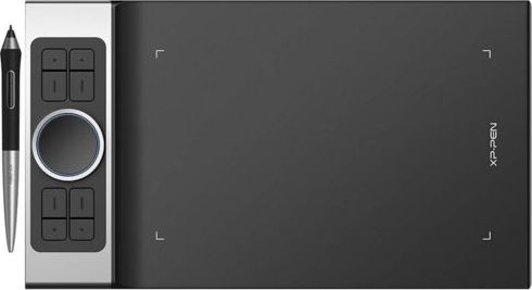 Tablet grafik XP-PEN Deco Pro, profesionist, 8 taste, i zi argjendtë