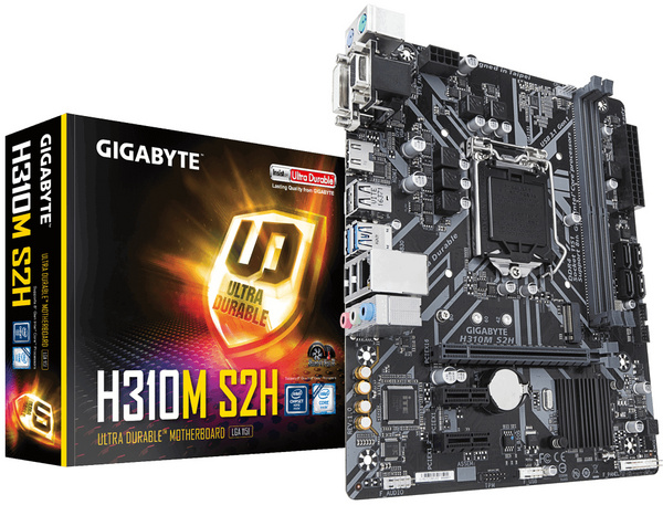 Pllakë amë Gigabyte H310M S2H Intel H310 LGA 1151 (Socket H4) micro ATX