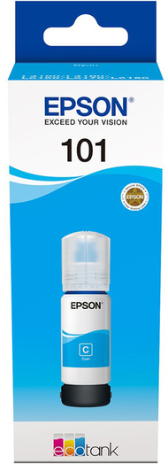 Ngjyrë për printer Epson C13T03V24A, EcoTank 101, e kaltër (cyan)