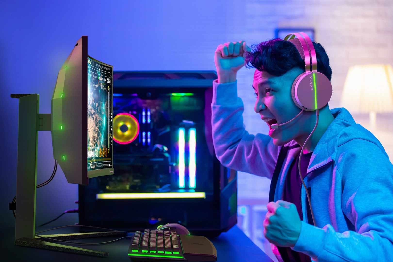 Monitor Philips Evnia 34", UWQHD, 175Hz, QD-OLED, i zi