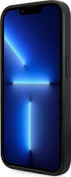 Mbulesë telefoni Guess, iPhone 14 Pro, PC TPU, me shkëlqim, e zezë