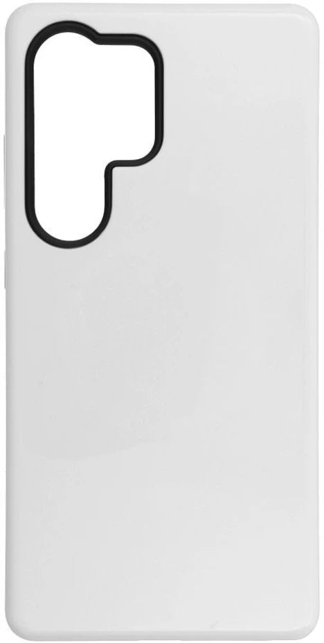 Футрола OEM за сублимација за Samsung Galaxy S25 Ultra, двослојна, компатибилна со MagSafe, бела