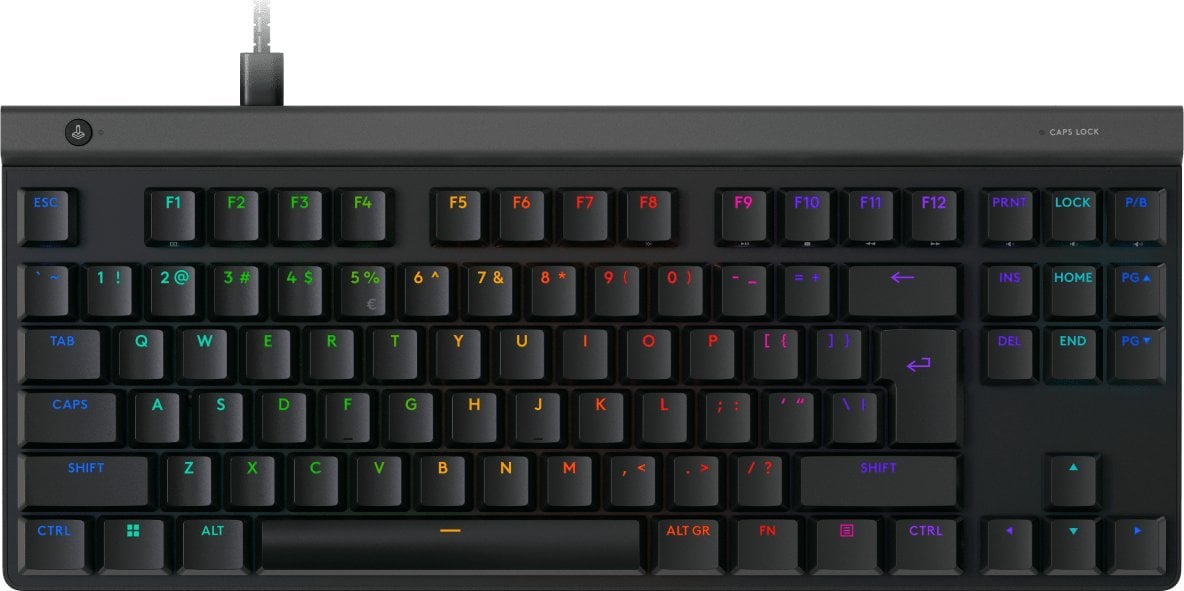 Tastierë gaming Logitech G515 TKL, mekanike, me kabllo, e zezë