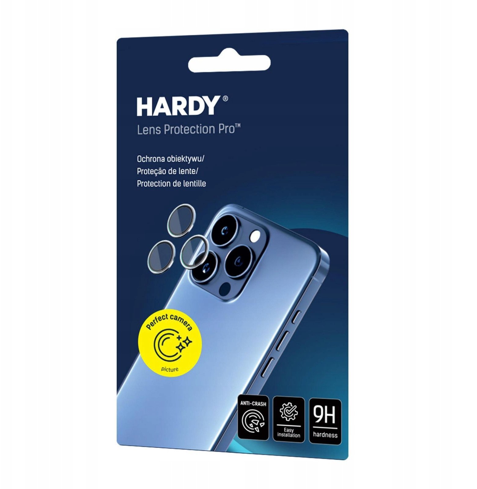 Mbrojtës lente 3MK HARDY Lens Protection Pro për Apple iPhone 17 Air Pro, xham mbrojtës kamerë, multicolor
