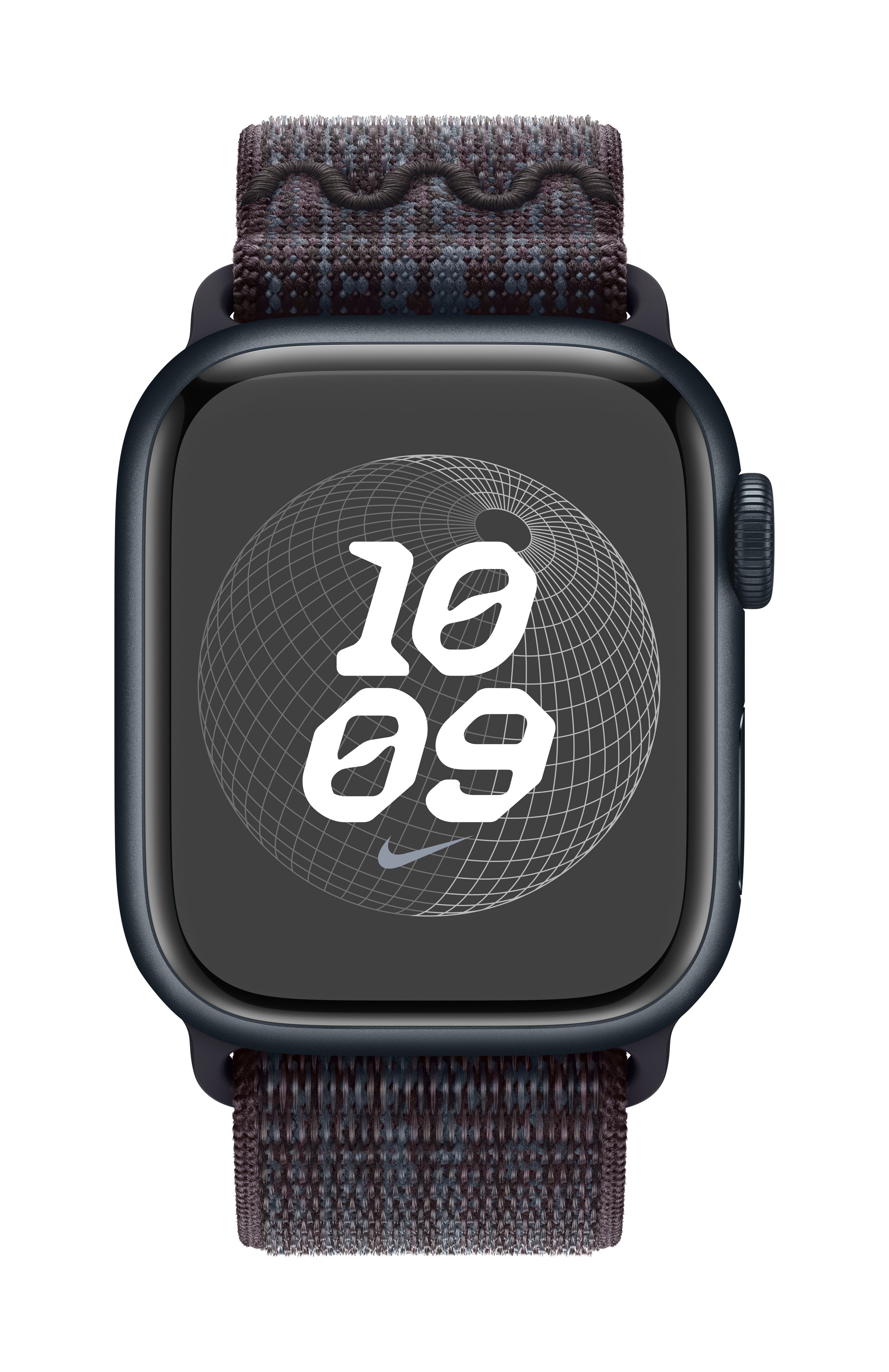 Apple Watch 41mm Nike Band, Black/Blue Nike Sport Loop