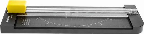 Gilotinë letre Sencor STR 210, format A4, prerje e drejtë dhe me valë, gri