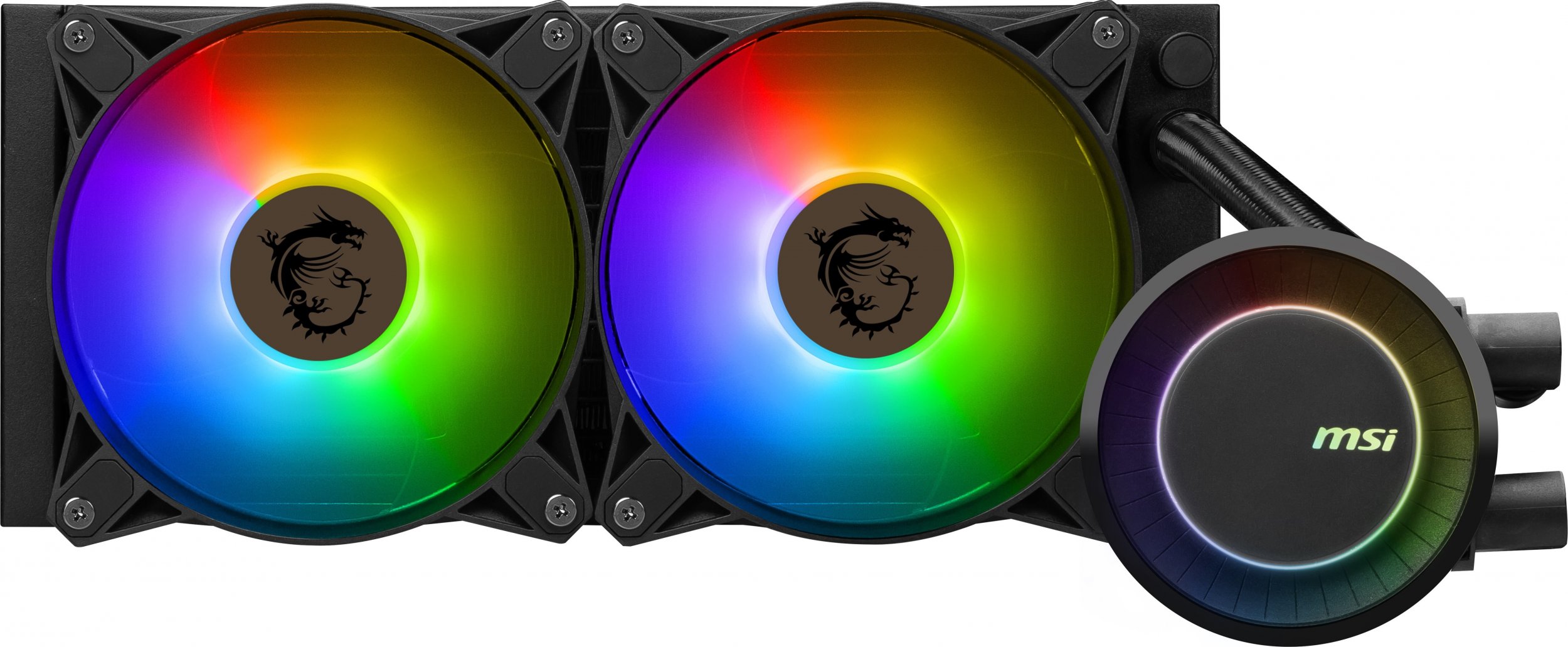 Sistem ftohës uji MSI MAG CoreLiquid E240, 240mm, ARGB, i zi