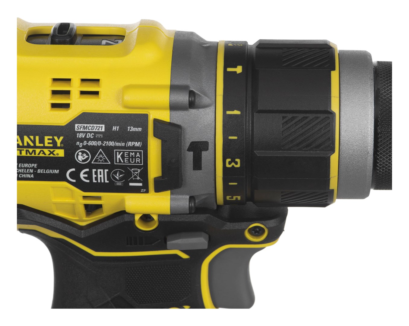 Trapano vidhosës Stanley Fatmax FMCD721D2K, 18V, 2x2Ah, pa furça