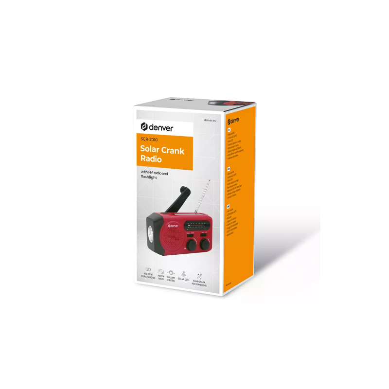 Denver Solar Crank Radio SCR-2010MK2