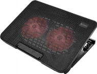 Stendë ftohëse për laptop Savio COS-02, 2 ventilatorë, LED i kuq, e zezë