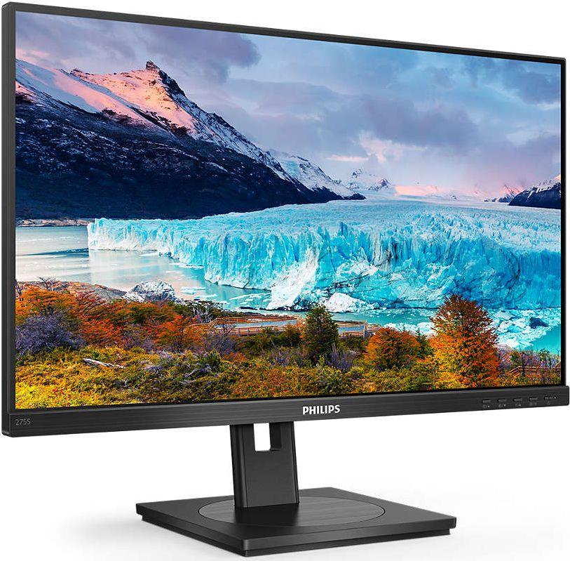 Philips S Line 275S1AE, 27", QHD, 2560x1440, 75 Hz, Црн