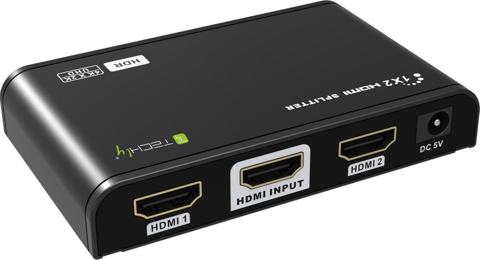 Splitter HDMI Techly IDATA-HDMI2-4K2HDR, 1x2, 4K 60Hz HDR, i zi