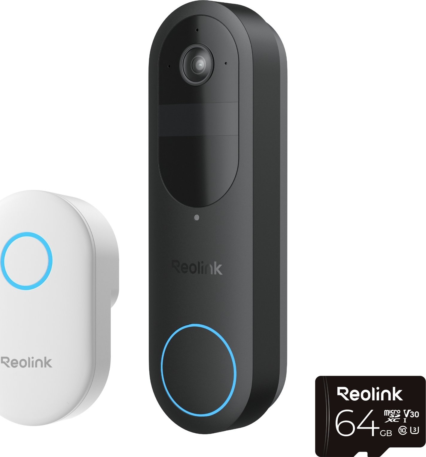 Zile dere inteligjente Reolink D340B, me Chime, 64GB, e zezë