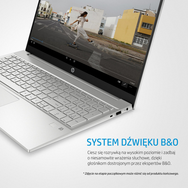 Laptop HP Pavilion 15-eg0319nw, 15.6", Intel Core i5, 8GB RAM, 512GB SSD, Intel Iris Xe Graphics, i argjendtë