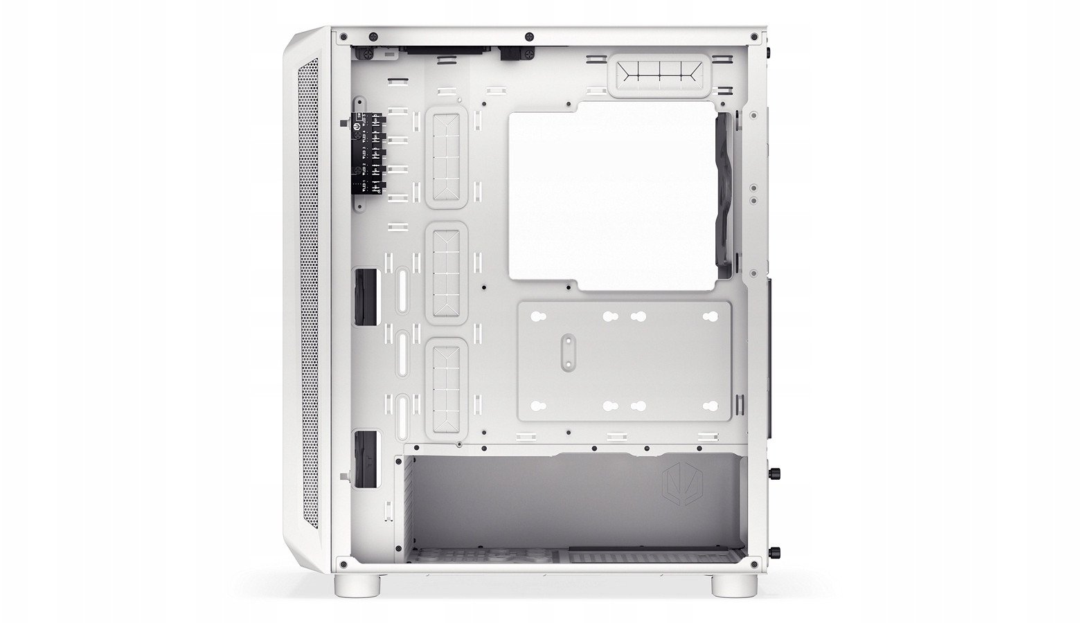 Kutia kompjuterike Arx EY2A018, tower ATX, ARGB, e bardhë