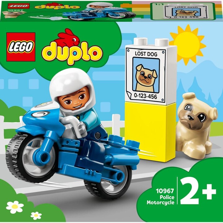 Set LEGO® DUPLO® 10967 Police Motorbike, 5 pjesë