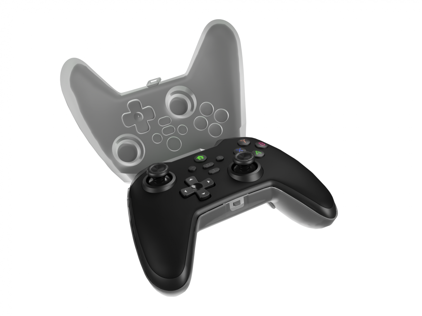 Gamepad wireless Genesis MANGAN 400 NJG-2100, Bluetooth, me dritë LED, i zi