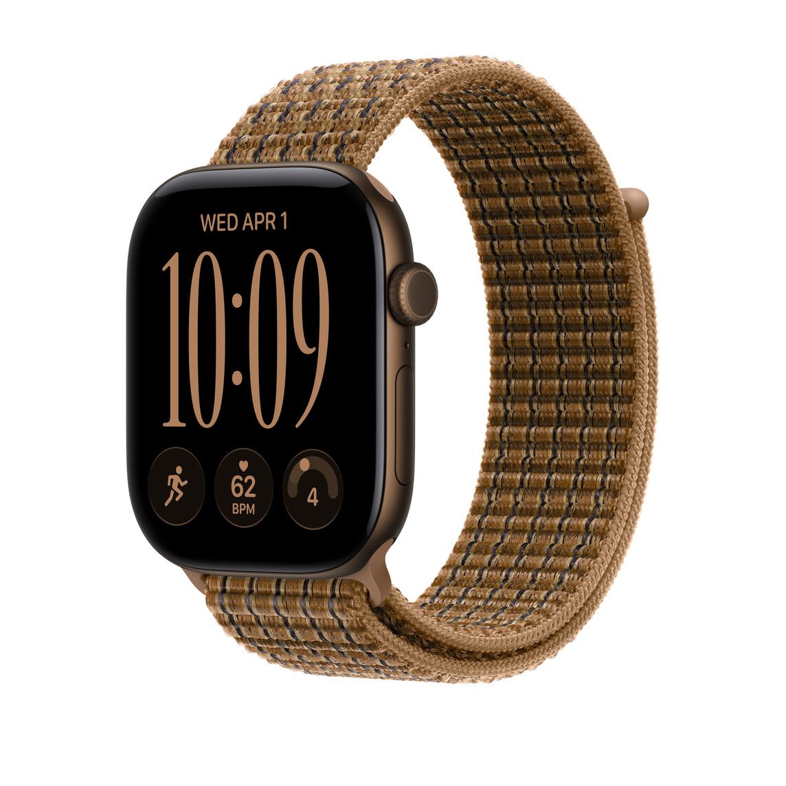 Apple Watch 46mm Light Umber Plaid Sport Loop