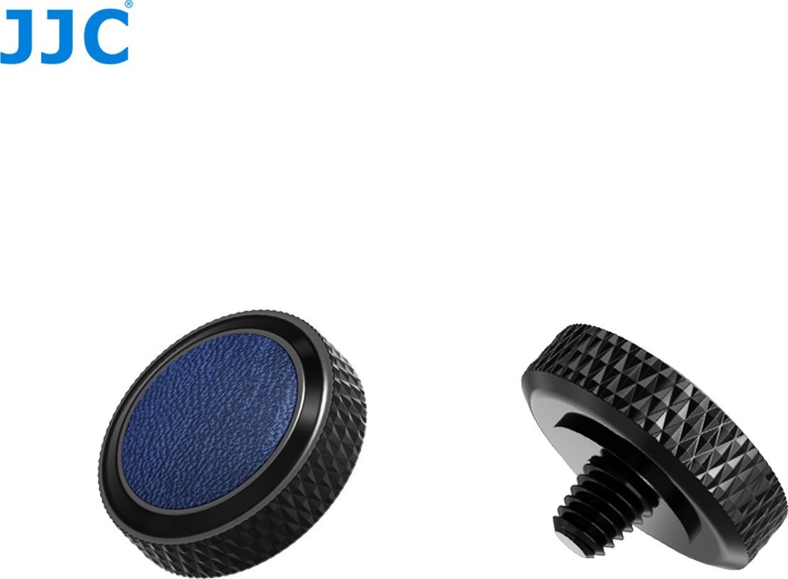 Buton shkarkimi JJC për aparat fotografik, për Fuji dhe Sony, blue on black