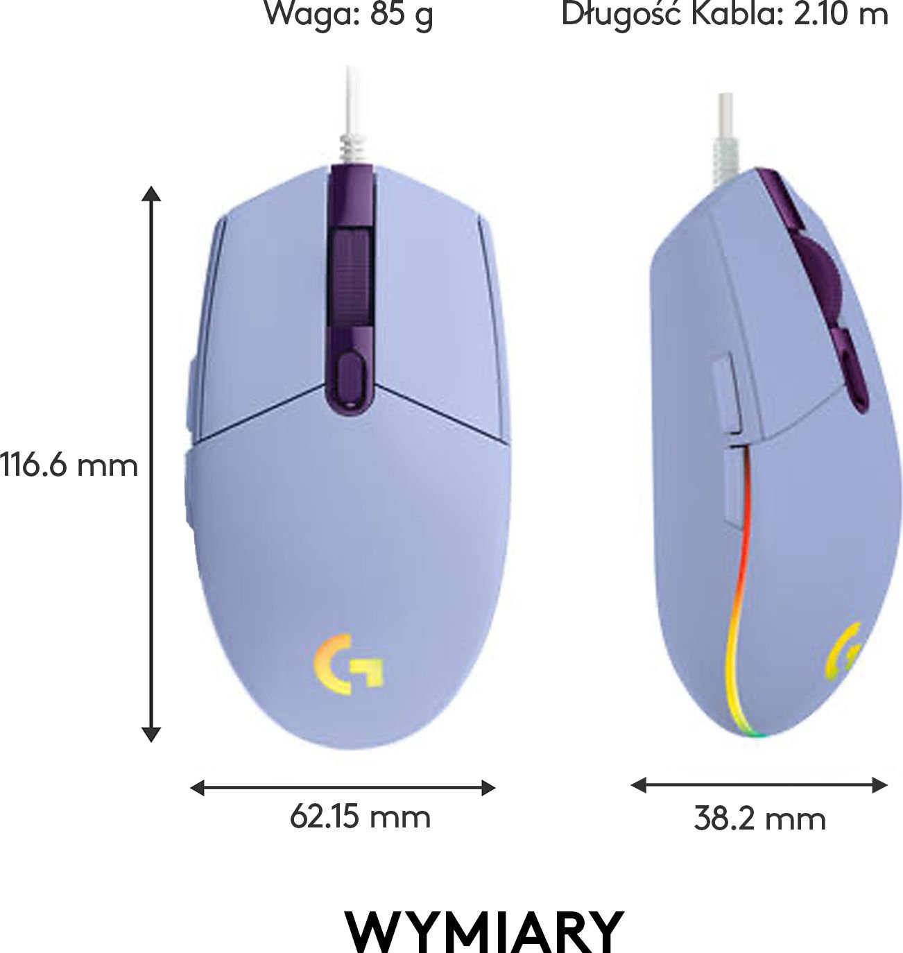 Set gaming Logitech G102 Lightsync dhe G Pro X, maus me ndriçim RGB, kufje me mikrofon, i zi