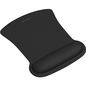 Mouse pad ergonomik Eternico Office ErgoFoam Pad MF11, me mbështetje kyçi, 20 x 25 cm, i zi