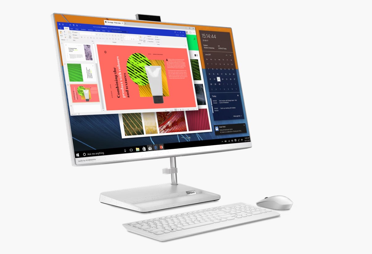 Kompjuter AIO Lenovo IdeaCentre 3 27ALC6, 27", AMD Ryzen 7 7730U, 16GB RAM, 512GB SSD, AMD Radeon Graphics, i bardhë